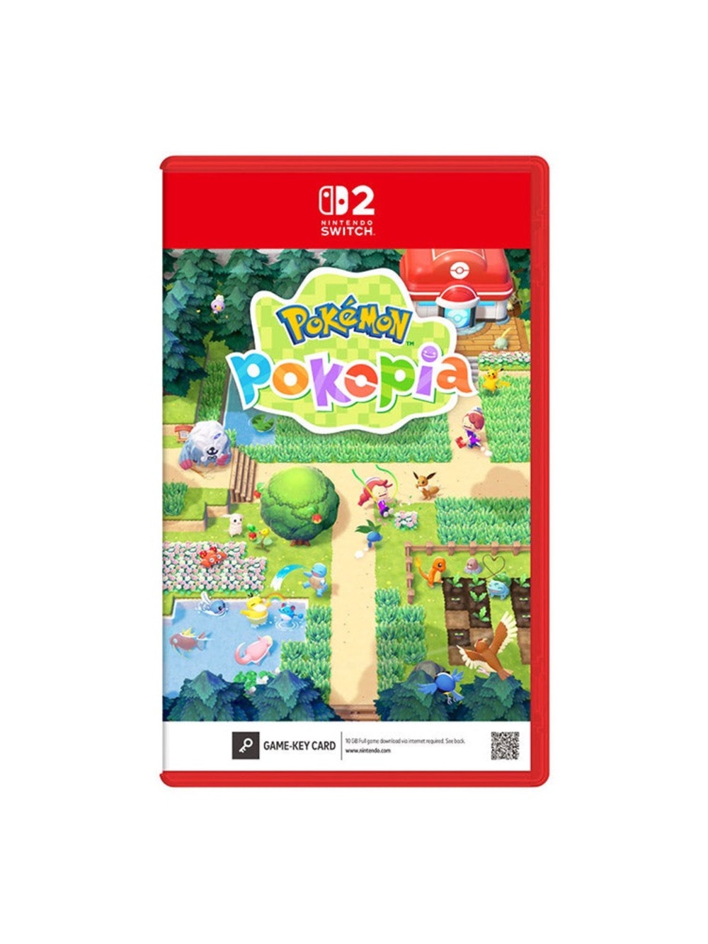Nintendo Pokémon Pokéopia - Red Case with Colorful Game Art